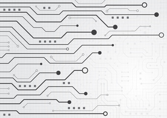 Aufkleber - High tech technology geometric
