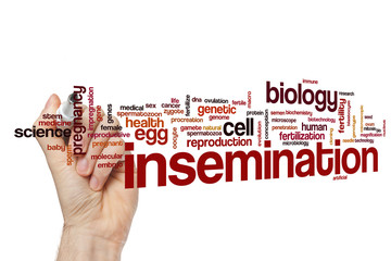 Poster - Insemination word cloud