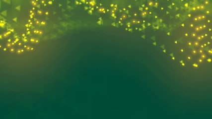 Fototapete - Colorful led particles flow in modern style on light background. Wavy abstract animation. Futuristic digital texture. Glitter backdrop. 3d rendering. 4K, Ultra HD resolution