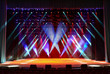 Illuminated concert stage