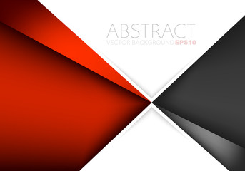 Poster - abstract red background with place for your text