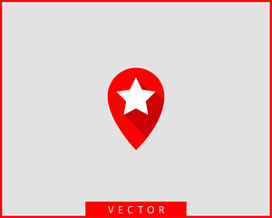 Poster - Map icons. Marker pointer. Pin location vector icon. GPS navigation symbol.