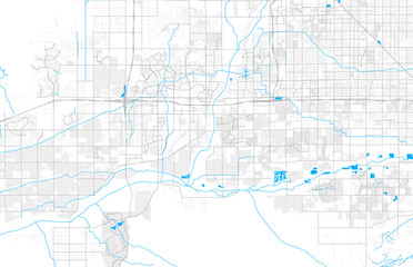  Rich detailed vector map of Avondale, Arizona, USA