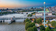 Thames and central London at sunset