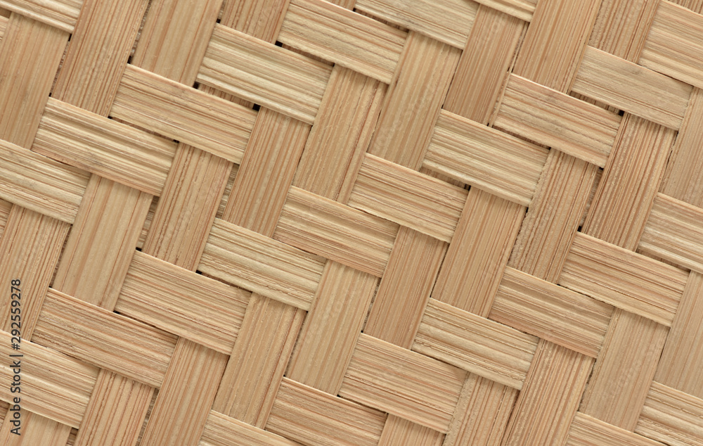 Bamboo Texture Of A Traditional Fan Wickerwork Bamboo Texture Background Wall Mural Pondpony