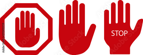 Cuadros en Lienzo stop vector illustration isolated on background