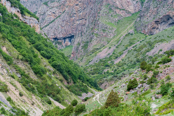 Wall Mural - View of beautiful mountains in northern caucasus on sunny day