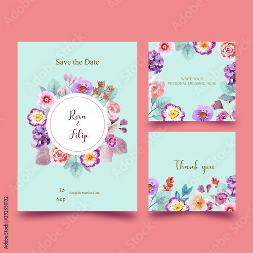 Wedding card for design