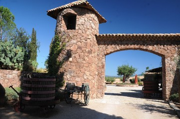 Var (France) : Château Saint-Roux à Vidauban