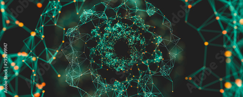Fotomural Digital Nodes and Connection Paths