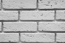 White Brickwork Texture On The Wall