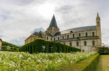 Fototapeta Big Ben - view of the historic Abbey of Saint-Georges and grounds in Boscherville in Upper Normandy