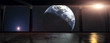 © Marius Faust - Space Station - view on a Planet out of a Space Station in orbit - 3D Rendering
