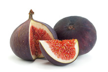Purple Fig Fruit Closeup