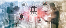 Financial Business Background Federal Reserve System. FED.