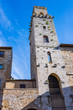 © Manok - Turm an der Piazza Della Cisterna, San Gimignano, Italien