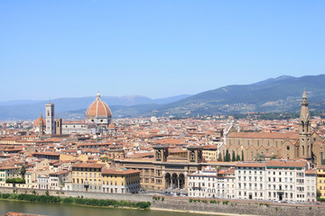 Wall Mural - Florence, city in central Italy and birthplace of the Renaissance, it is the capital city of the Tuscany region, Italy