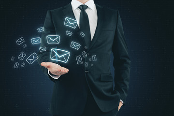 Aufkleber - E-mail marketing and innovation concept