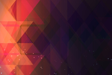 Poster - Abstract red crystal background