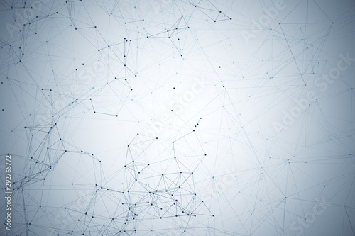 Creative polygonal backdrop