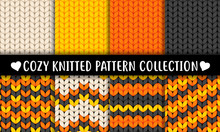 Collection Of Knitted Seamless Patterns