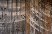 Background Fence Made Of Old Wooden Planks With Texture
