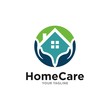 House Care Logo Template Design Vector