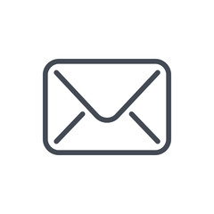 Poster - Mail line icon. Email vector outline sign.