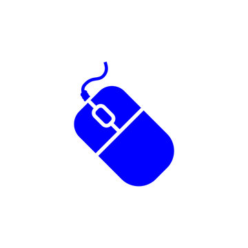 computer mouse icon,outline mouse icon, flat design best vector computer mouse illustration