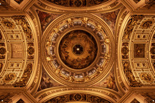 Interior Of Saint Isaac's Cathedral In St. Petersburg, Russia