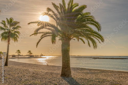 Fotomural la plage de saint laurent du var