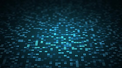 Abstract technology big data digital code futuristic background concept.
