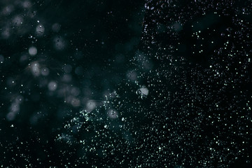 Wall Mural - abstract macro photography, space concept, universe with stars