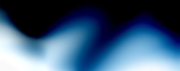 Fototapete - Abstract Vector Colorful Background with Blurred Wave. Dynamic Flow Shape