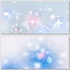 Wall Mural - technology science banners