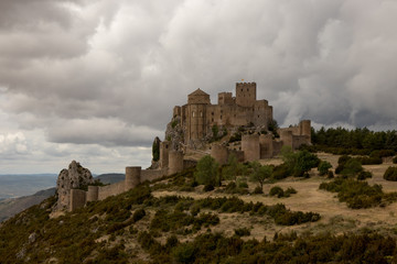 castle on a mountain