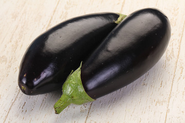 Raw eggplant ready for cooking