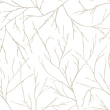 Branches Of Trees Intertwine. Seamless Pattern Natural Theme