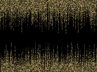 Wall Mural - golden glitter texture christmas abstract background.