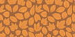 Leaf fall seamless background. Autumn pattern. Vector illustration
