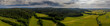 Wald und Wiesen - Luftbild-Panorama