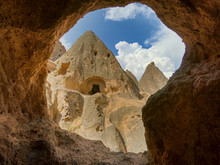 Cappadocia Cave Structures In The Mountains