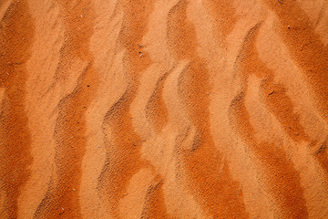 Sand pattern close up