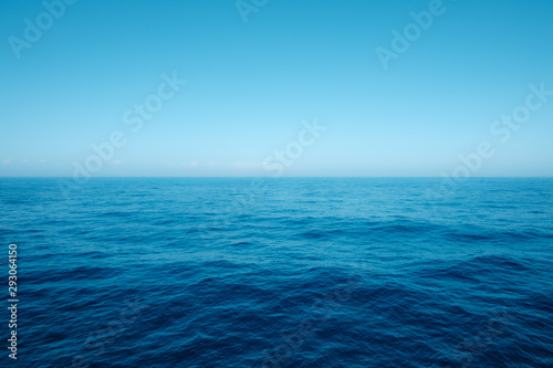 Fotografía seascape, ocean horizon and blue sky