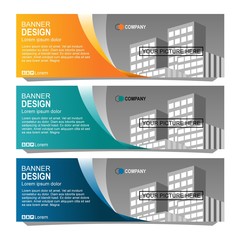 Wall Mural - Abstract Web banner design background or header Templates.vector design
