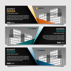 Wall Mural - Abstract Web banner design background or header Templates.vector design