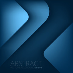 Poster - abstract blue background with copy space for your text