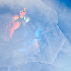 Wall Mural - multicolored glow ice texture background