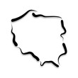 © robert6666 - Mapa Polski - kontury
