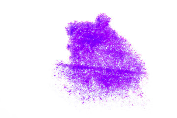 Poster - blue blot isolated on white